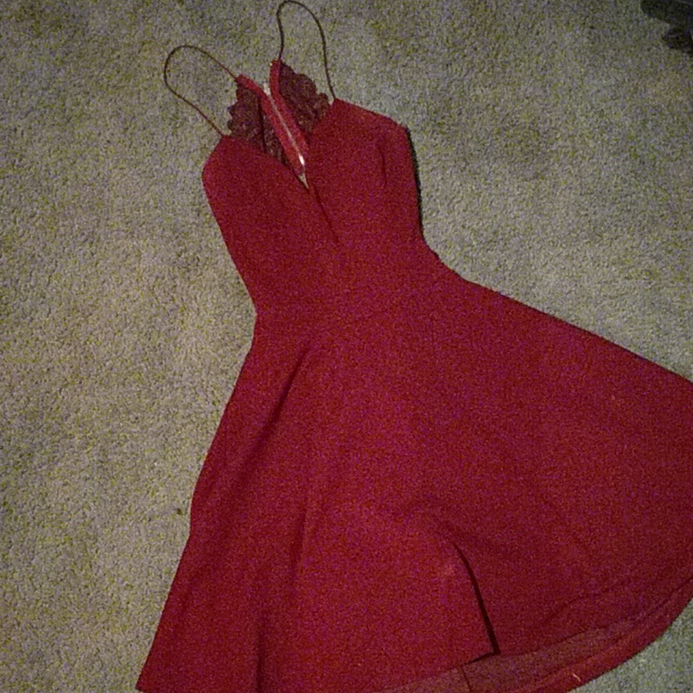 Red dress